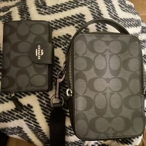 Coach crossbody and matching wallet!